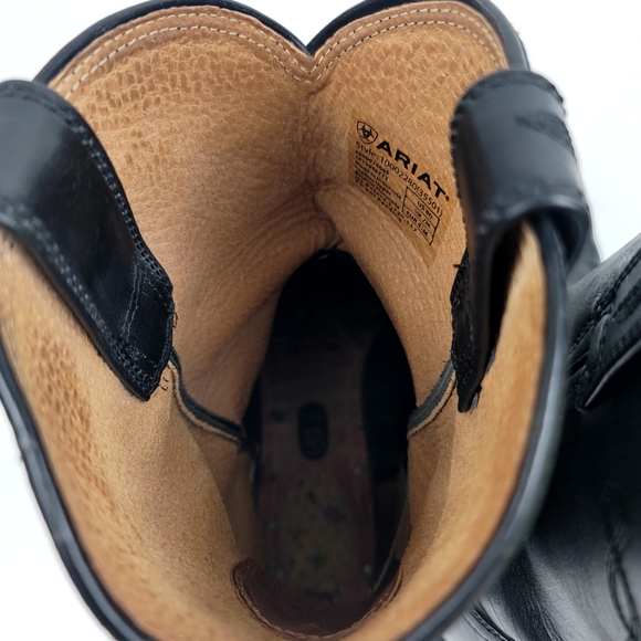 Ariat Black Heritage Roper Boots style 1002280 size 8D - Picture 13 of 14